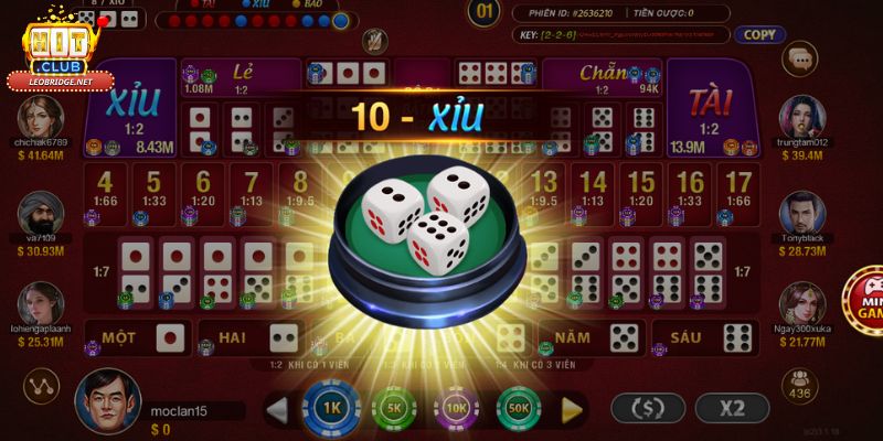 Game sicbo tài xỉu Hit club là gì?